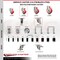 Service Caster 3.5 Inch 316SS Red Polyurethane Swivel 1-1/2 Inch Expanding Stem Caster Set SCC-SS316EX20S3514-PPUB-RED-112-4 - alternate 1
